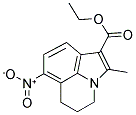 ETHYL 2-METHYL-7-NITRO-5,6-DIHYDRO-4H-PYRROLO[3,2,1-IJ]QUINOLINE-1-CARBOXYLATE 结构式