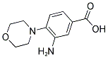 3-AMINO-4-MORPHOLIN-4-YL-BENZOIC ACID 结构式