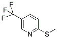 2-(METHYLTHIO)-5-(TRIFLUOROMETHYL)PYRIDINE 结构式