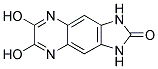6,7-DIHYDROXY-1,3-DIHYDRO-2H-IMIDAZO[4,5-G]QUINOXALIN-2-ONE 结构式