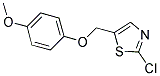 2-CHLORO-5-[(4-METHOXYPHENOXY)METHYL]-1,3-THIAZOLE 结构式