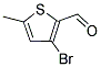 3-Bromo-5-methylthiophene-2-carbaldehyde 结构式