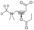 L-CARNITINE, O-PROPIONYL (N-METHYL-D3) 结构式