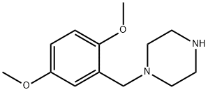 1-(2,5-二甲氧基苄基)哌嗪盐酸盐 结构式