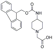FMOC-4-AMINO-1-CARBOXYMETHYL-PIPERIDINE 结构式