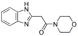 2-(1H-BENZOIMIDAZOL-2-YL)-1-MORPHOLIN-4-YL-ETHANONE 结构式