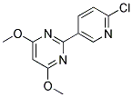 2-(6-CHLOROPYRIDIN-3-YL)-4,6-DIMETHOXYPYRIMIDINE 结构式