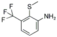 2-甲硫基-3-三氟甲基苯胺 结构式