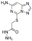 2-[(7-AMINO[1,2,4]TRIAZOLO[1,5-C]PYRIMIDIN-5-YL)THIO]ACETOHYDRAZIDE 结构式