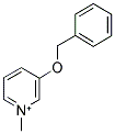 3-(BENZYLOXY)-1-METHYLPYRIDINIUM 结构式