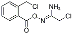 2-CHLORO-N'-([2-(CHLOROMETHYL)BENZOYL]OXY)ETHANIMIDAMIDE 结构式