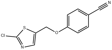 4-[(2-CHLORO-1,3-THIAZOL-5-YL)METHOXY]-BENZENECARBONITRILE 结构式