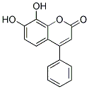 7,8-DIHYDROXY-4-PHENYLCOUMARIN 结构式