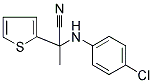 2-(4-CHLOROANILINO)-2-THIEN-2-YLPROPANENITRILE 结构式