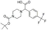 2-(4-BOC-PIPERAZINYL)-2-(4-TRIFLUOROMETHYL-PHENYL)ACETIC ACID 结构式