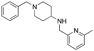 (1-BENZYL-PIPERIDIN-4-YL)-(6-METHYL-PYRIDIN-2-YLMETHYL)-AMINE 结构式