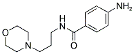 4-氨基-N-(3-N-吗啉基丙基)苯甲酰胺盐酸盐 结构式