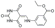 ETHYL 3-(((2,4,6-TRIOXO-3,5-DIAZAPERHYDROINYLIDENE)METHYL)AMINO)BENZOATE 结构式