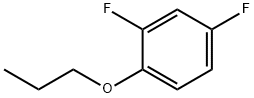 2,4-二氟-1-丙氧基苯 结构式