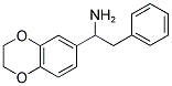 1-(2,3-二氢苯并[1,4]二氧-6-基)-2-苯基-乙胺 结构式