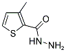3-METHYL-THIOPHENE-2-CARBOXYLIC ACID HYDRAZIDE 结构式