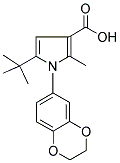 5-TERT-BUTYL-1-(1,4-DIOXOBENZ-6-YL)-2-METHYLPYRROLE-3-CARBOXYLIC ACID 结构式