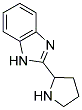 2-PYRROLIDIN-2-YL-1H-BENZIMIDAZOLE 结构式