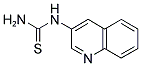N-(3-Quinolinyl)thiourea 结构式