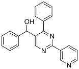 A, 4-DIPHENYL-2-(PYRIDIN-3-YL)-5-PYRIMIDINEMETHANOL 结构式