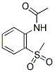 N-(2-(METHYLSULFONYL)PHENYL)ACETAMIDE 结构式