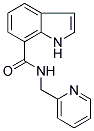 N-(2-PYRIDINYLMETHYL)-(1H)-INDOLE-7-CARBOXAMIDE 结构式