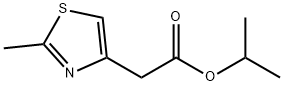 2-(2-甲基噻唑-4-基)乙酸异丙酯 结构式