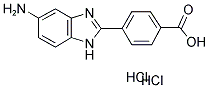 4-(5-AMINO-1 H-BENZOIMIDAZOL-2-YL)-BENZOIC ACID DIHYDROCHLORIDE 结构式