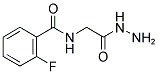 2-FLUORO-N-(2-HYDRAZINO-2-OXOETHYL)BENZAMIDE 结构式