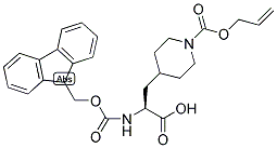 FMOC-L-ALA-4PIP(ALLOC) 结构式