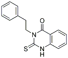 3-(2-PHENYLETHYL)-2-THIOXO-1,3-DIHYDROQUINAZOLIN-4-ONE 结构式