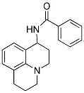 N-(2,3,6,7-TETRAHYDRO-(1H,5H)-BENZO[IJ]QUINOLIZIN-3-YL)BENZAMIDE 结构式