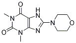 1,3-DIMETHYL-8-MORPHOLIN-4-YL-3,7-DIHYDRO-1H-PURINE-2,6-DIONE 结构式