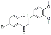 5'-BROMO-3,4-DIMETHOXY-2'-HYDROXYCHALCONE 结构式