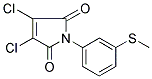 3,4-Dichloro-1-[3-(methylthio)phenyl]-1H-pyrrole-2,5-dione 结构式
