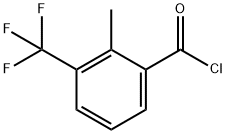 2-METHYL-3-(TRIFLUOROMETHYL)BENZOYL CHLORIDE 结构式
