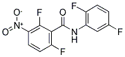 N-(2,5-DIFLUOROPHENYL)-2,6-DIFLUORO-3-NITROBENZAMIDE 结构式