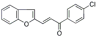 3-(1-BENZOFURAN-2-YL)-1-(4-CHLOROPHENYL)PROP-2-EN-1-ONE 结构式