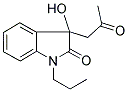 3-HYDROXY-3-(2-OXO-PROPYL)-1-PROPYL-1,3-DIHYDRO-INDOL-2-ONE 结构式