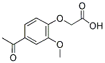 (4-Acetyl-2-methoxy-phenoxy)-acetic acid 结构式