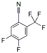 4,5-DIFLUORO-2-(TRIFLUOROMETHYL)BENZONITRILE 结构式