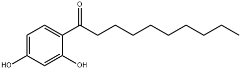 1-(2,4-Dihydroxyphenyl)-1-decanone 结构式