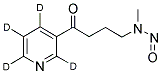 4-(N-METHYL-N-NITROSOAMINO)-1-(3-PYRIDYL-D4)-1-BUTANONE 结构式