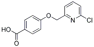 4-[(6-CHLOROPYRIDIN-2-YL)METHOXY]BENZOIC ACID 结构式