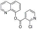 QUINOLIN-8-YL 2-CHLORONICOTINATE 结构式